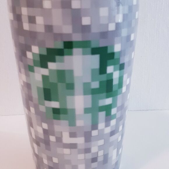 Rare Starbucks Rodarte Pixelated Ceramic Tumbler - Picture 3 of 7